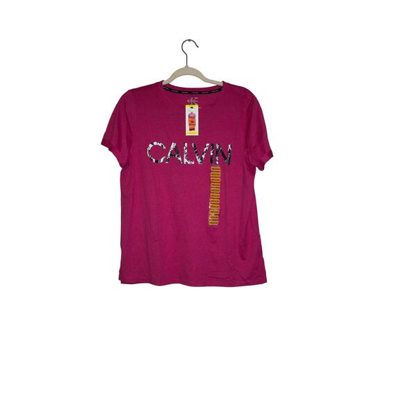 NWT hot pink Calvin Klein graphic tee size medium - Picture 1 of 7